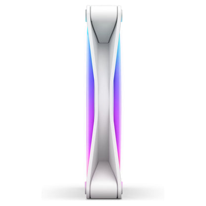 140mm NZXT F-Serie F140 RGB DUO Lüfter Single White RF-D14SF-W1