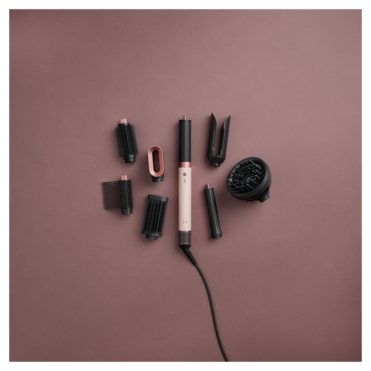 Airwrap Co-anda2x Straight & Wavy Multistyler Ceramic Pink/Rosegold