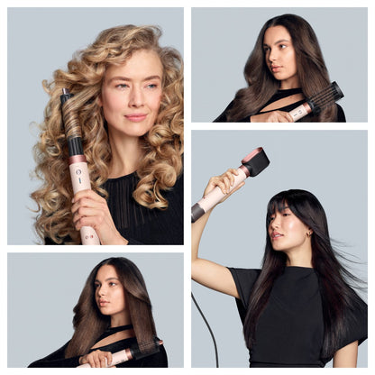Airwrap Co-anda2x Straight & Wavy Multistyler Ceramic Pink/Rosegold