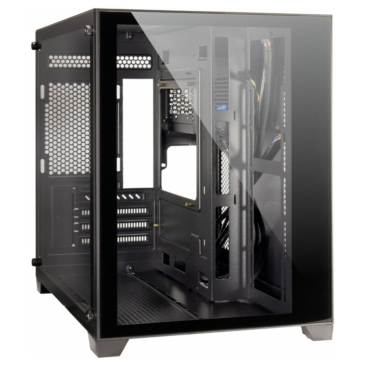 Midi Inter-Tech Gaming-Gehäuse Micro-ATX C-501 Aspect schwarz