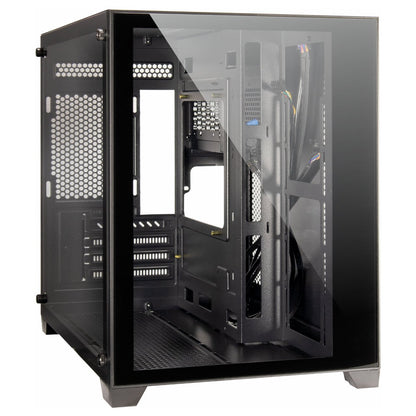 Midi Inter-Tech Gaming-Gehäuse Micro-ATX C-501 Aspect schwarz