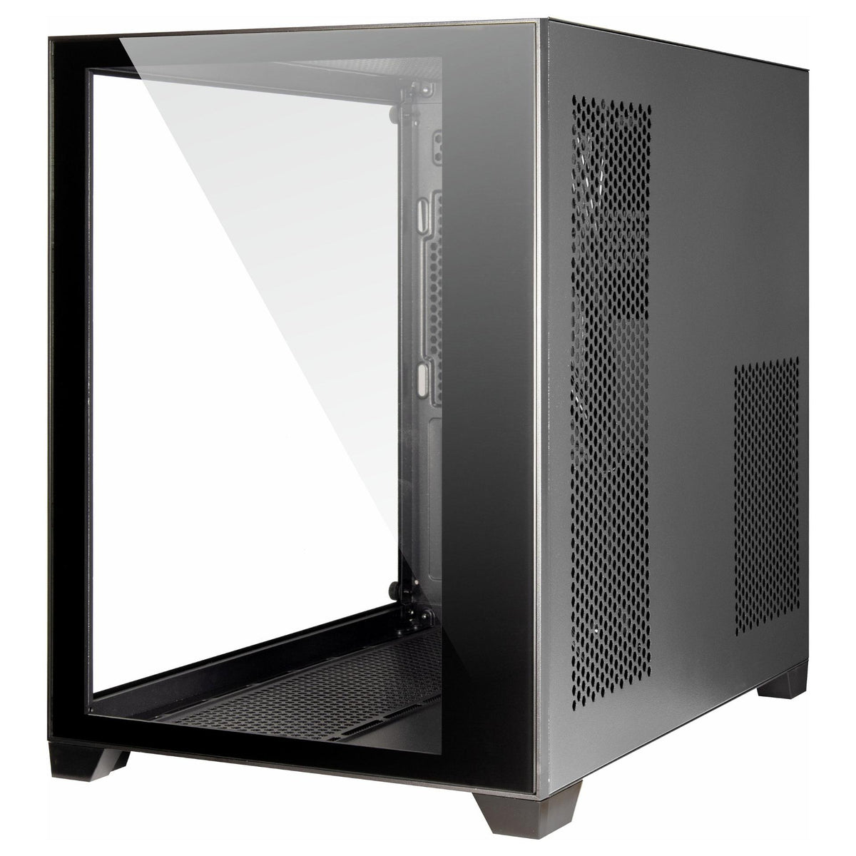 Midi Inter-Tech Gaming-Gehäuse Micro-ATX C-501 Aspect schwarz