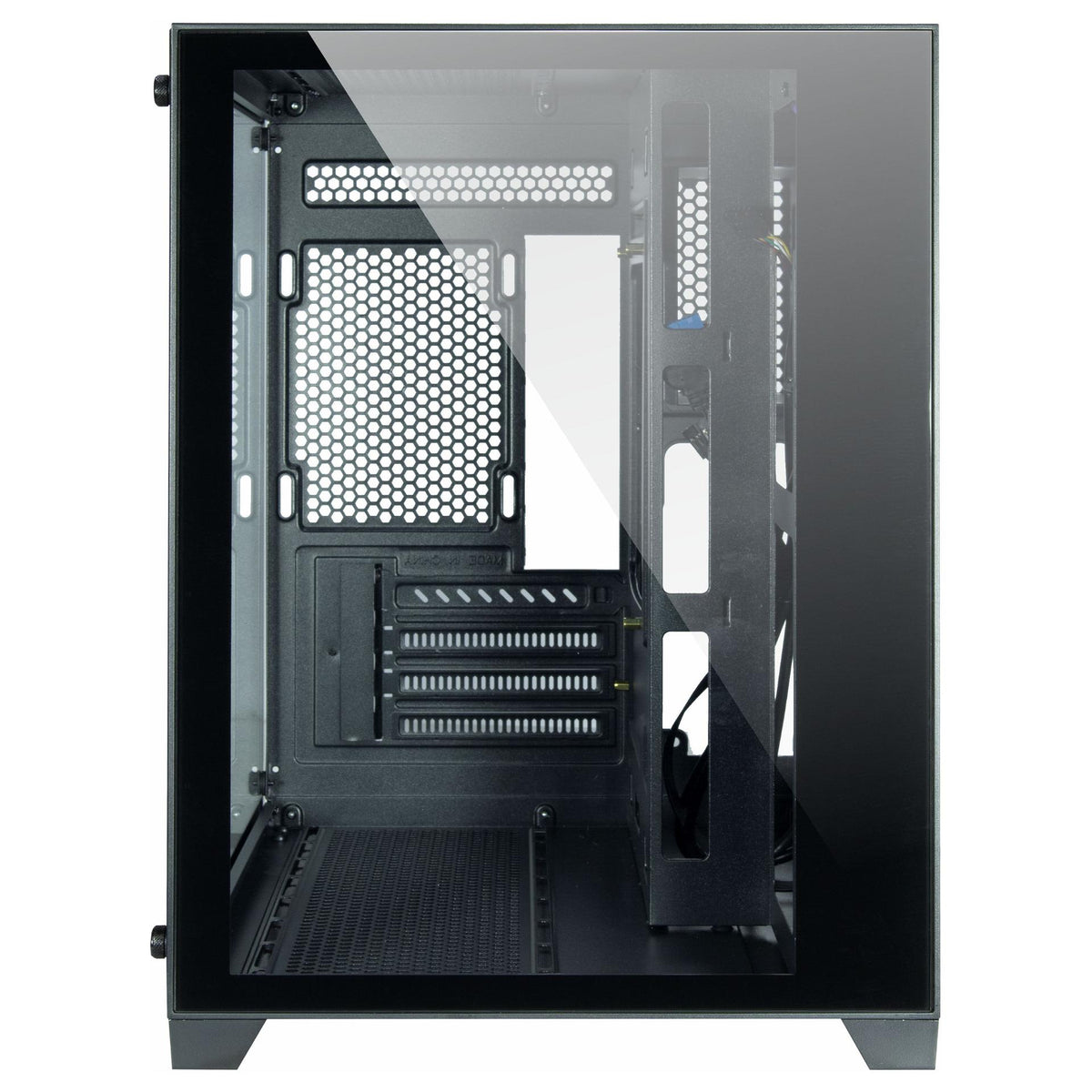 Midi Inter-Tech Gaming-Gehäuse Micro-ATX C-501 Aspect schwarz