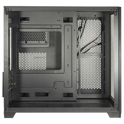 Midi Inter-Tech Gaming-Gehäuse Micro-ATX C-501 Aspect schwarz