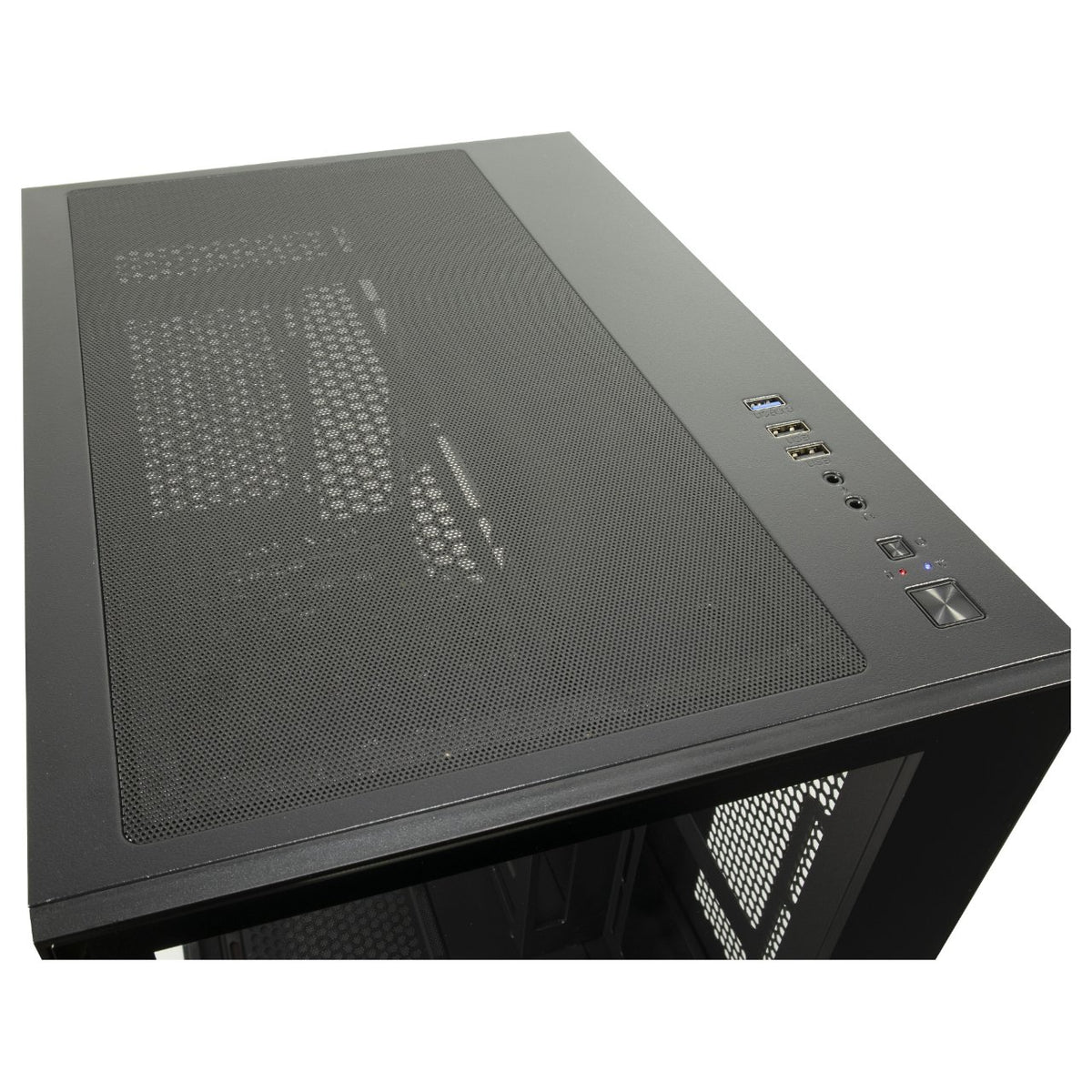 Midi Inter-Tech Gaming-Gehäuse Micro-ATX C-501 Aspect schwarz