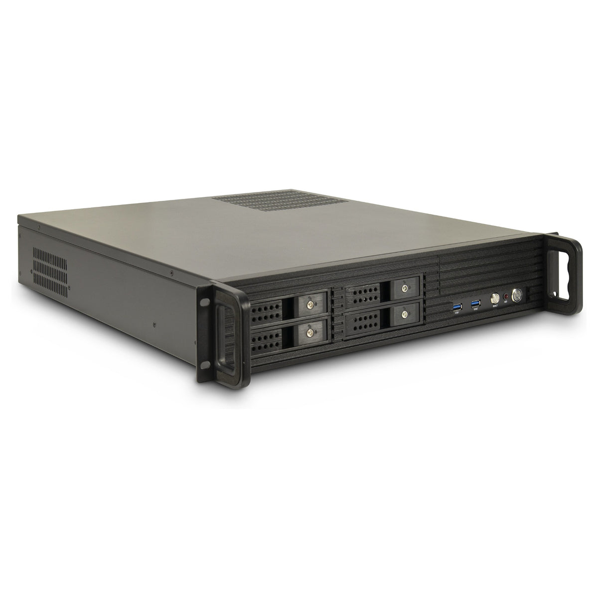 Inter-Tech IPC 2U-2504 (schwarz, 2 Hheneinheiten)