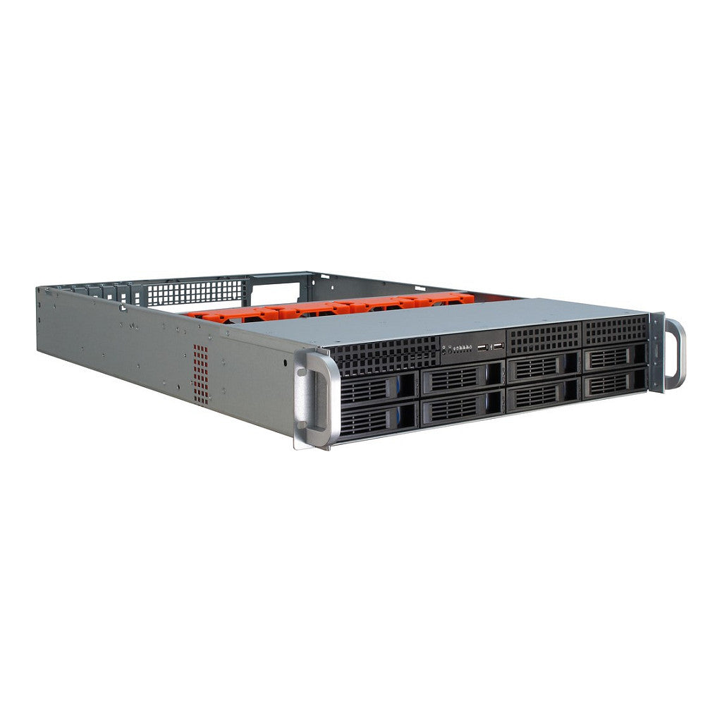 Inter-Tech 48.3cm IPC 2U-2408 2HE STORAGE