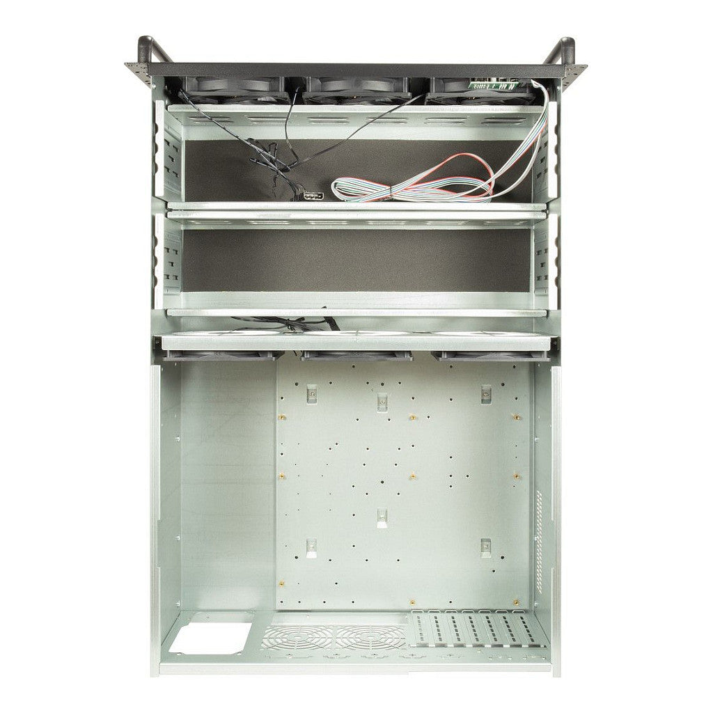 19" Inter-Tech 4F28 MINING-RACK (schwarz)