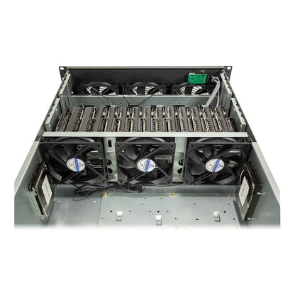 19" Inter-Tech 4F28 MINING-RACK (schwarz)