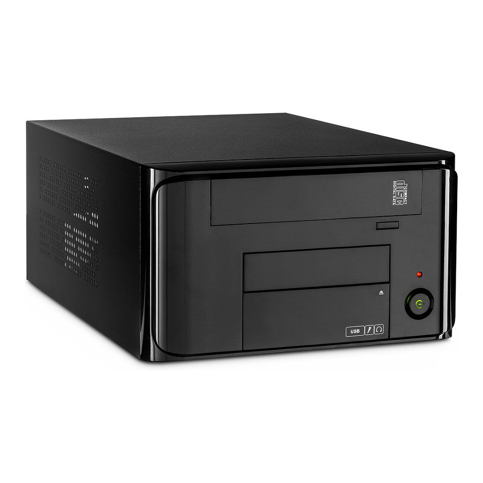 Inter-Tech Mini ITX MI-008 black 2X USB3.0,138x220x340mm