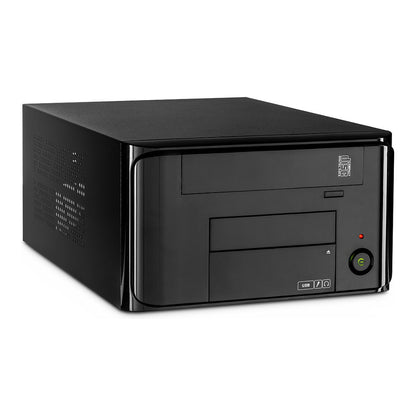 Inter-Tech Mini ITX MI-008 black 2X USB3.0,138x220x340mm