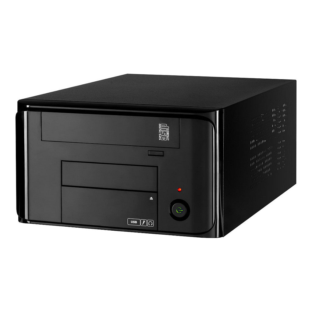 Inter-Tech Mini ITX MI-008 black 2X USB3.0,138x220x340mm