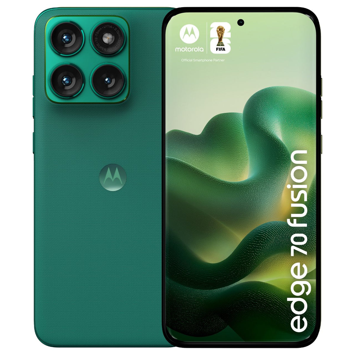 Motorola Edge 70 Fusion 8RAM 256 GB sporting green