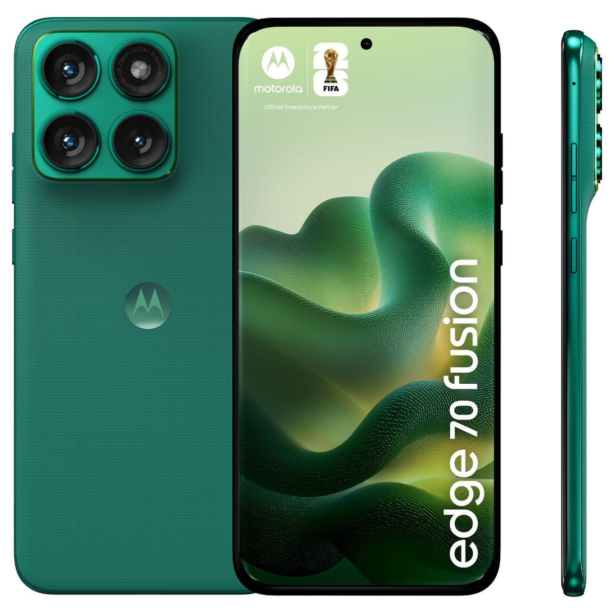 Motorola Edge 70 Fusion 8RAM 256 GB sporting green