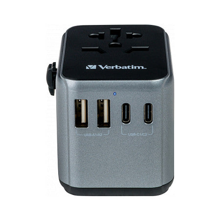 Verbatim Universal Reiseadapter UTA-03 2xUSB-A,3xUSB-C retail