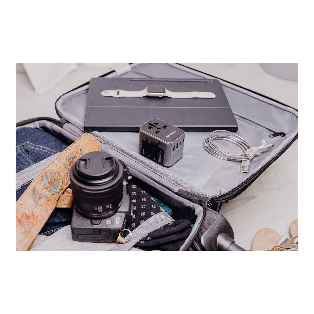 Verbatim Universal Reiseadapter UTA-03 2xUSB-A,3xUSB-C retail