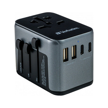 Verbatim Universal Reiseadapter UTA-03 2xUSB-A,3xUSB-C retail