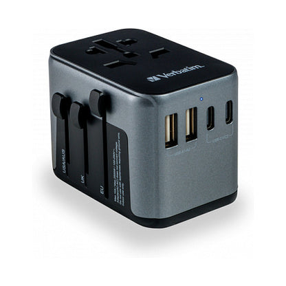 Verbatim Universal Reiseadapter UTA-03 2xUSB-A,3xUSB-C retail
