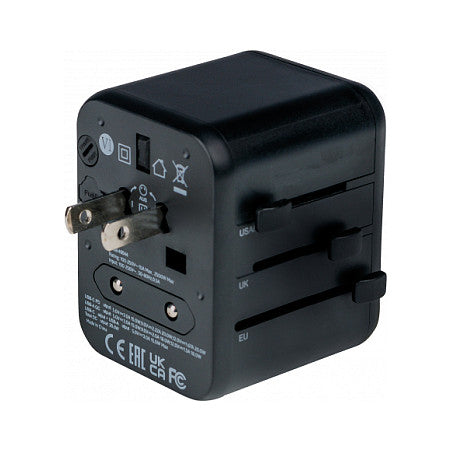 Verbatim Universal Reiseadapter UTA-02 mit 1xUSB-A, 1xUSB-C retail