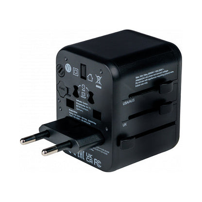 Verbatim Universal Reiseadapter UTA-02 mit 1xUSB-A, 1xUSB-C retail