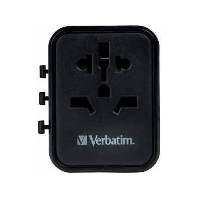 Verbatim Universal Reiseadapter UTA-02 mit 1xUSB-A, 1xUSB-C retail