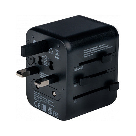 Verbatim Universal Reiseadapter UTA-01 mit 2xUSB-A retail