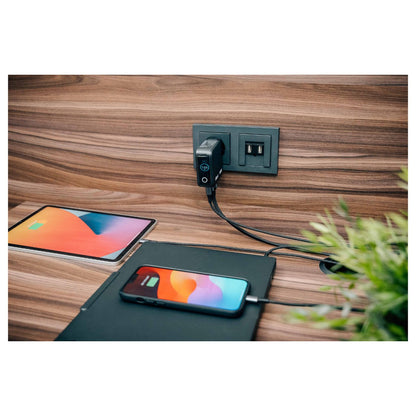 Verbatim Mini GaN Charger 3 Port 100W w Display (EU/UK/US)