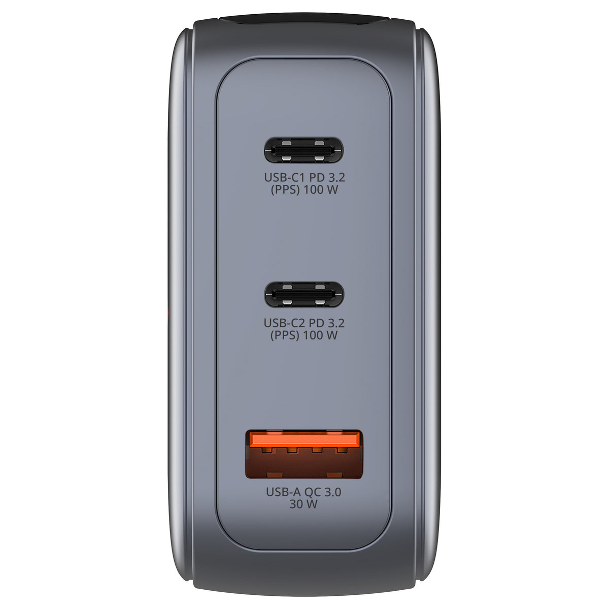 Verbatim Mini GaN Charger 3 Port 100W w Display (EU/UK/US)