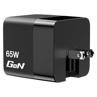 Verbatim GaN Charger 2 Port 65W retractable cable (EU/UK/US)