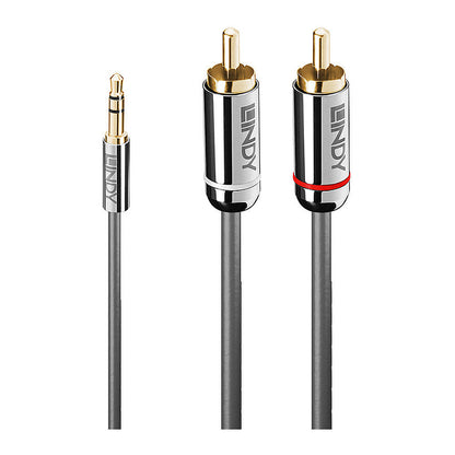 LINDY Audiokabel an Phono 3.5mm Cromo line 10m