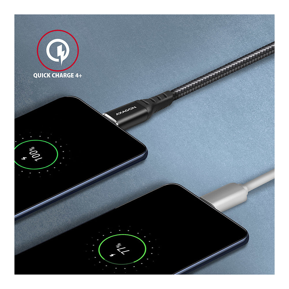 Axagon BUCM-CM10AB USB Kabel 1 m USB 2.0 USB C Schwarz (BUCM-CM10AB)