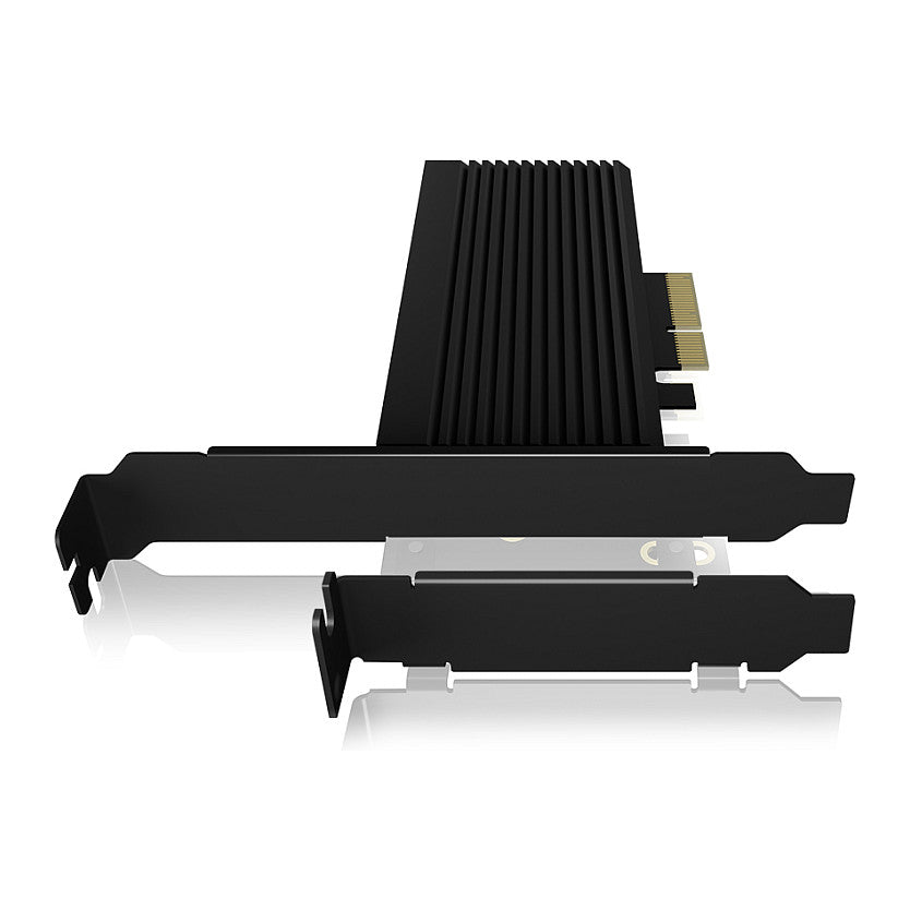 ICY BOX PCIe Erweiterungskarte mit Kühlkörper, M.2 NVMe SSD zu PCIe 4.0 x4