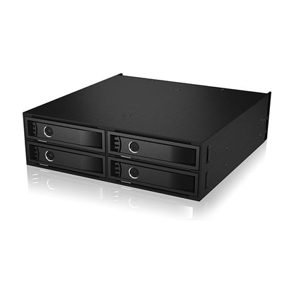 ICY BOX Backplane, 4x U.2 2,5" NVMe SSD (6-15 mm) für 1x 5,25" Schacht