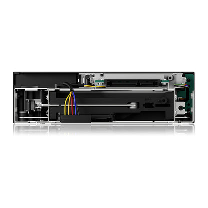 ICY BOX Wechselrahmen, 1x 2,5" + 1x 3,5" SATA/SAS zu 2xSATA Host, für 5,25" Einschub