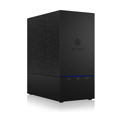 ICY BOX RAID-System, 2x 2,5"/ 3,5" HDD, 1x USB 3.1 (Gen 2) Host, 0/1/LARG./SING.