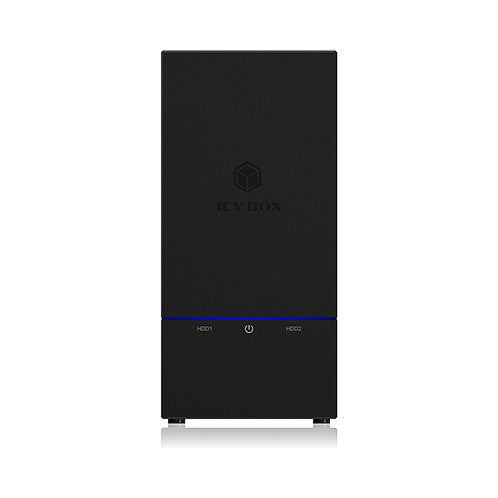 ICY BOX RAID-System, 2x 2,5"/ 3,5" HDD, 1x USB 3.1 (Gen 2) Host, 0/1/LARG./SING.