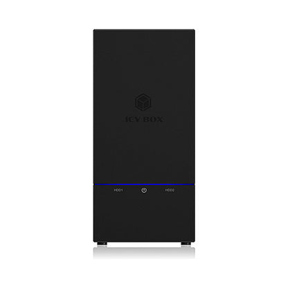 ICY BOX RAID-System, 2x 2,5"/ 3,5" HDD, 1x USB 3.1 (Gen 2) Host, 0/1/LARG./SING.