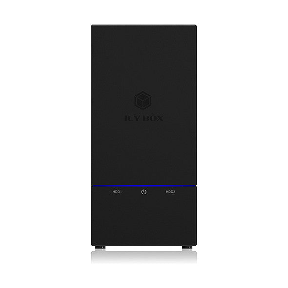 ICY BOX RAID-System, 2x 2,5"/ 3,5" HDD, 1x USB 3.1 (Gen 2) Host, 0/1/LARG./SING.