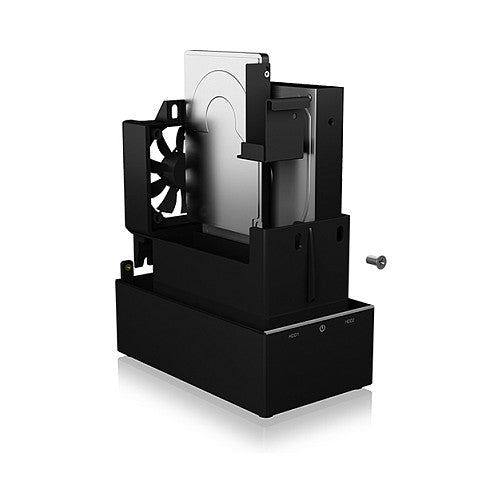 ICY BOX RAID-System, 2x 2,5"/ 3,5" HDD, 1x USB 3.1 (Gen 2) Host, 0/1/LARG./SING.