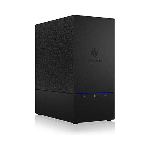 ICY BOX RAID-System, 2x 2,5"/ 3,5" HDD, 1x USB 3.1 (Gen 2) Host, 0/1/LARG./SING.