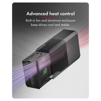 ICY BOX RAID-System, 2x 2,5"/3,5" SATA HDD, 1x USB 3.2 Gen 1 Host 5 Gbps, RAID 0,1, Large, Single