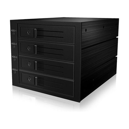 ICY BOX Backplane, 4x SAS/SATA 3,5" HDD in 3x 5,25" trägerloser, 1x Mini SAS HD