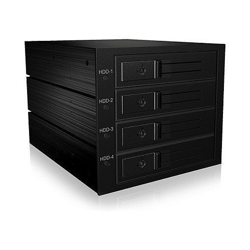 ICY BOX Backplane, 4x SAS/SATA 3,5" HDD in 3x 5,25" trägerloser, 1x Mini SAS HD