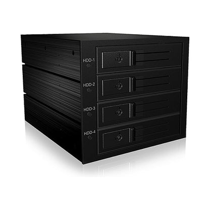 ICY BOX Backplane, 4x SAS/SATA 3,5" HDD in 3x 5,25" trägerloser, 1x Mini SAS HD