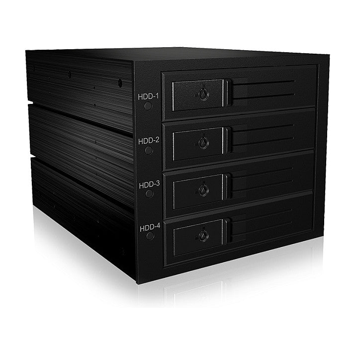 ICY BOX Backplane, 4x SAS/SATA 3,5" HDD in 3x 5,25" trägerloser, 1x Mini SAS HD