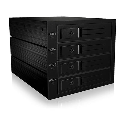 ICY BOX Backplane, 4x SAS/SATA 3,5" HDD in 3x 5,25" trägerloser, 1x Mini SAS HD