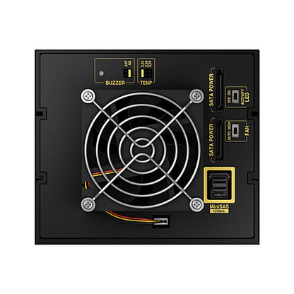 ICY BOX Backplane, 4x SAS/SATA 3,5" HDD in 3x 5,25" trägerloser, 1x Mini SAS HD