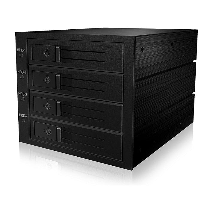 ICY BOX Backplane, 4x SAS/SATA 3,5" HDD in 3x 5,25" trägerloser, 1x Mini SAS HD