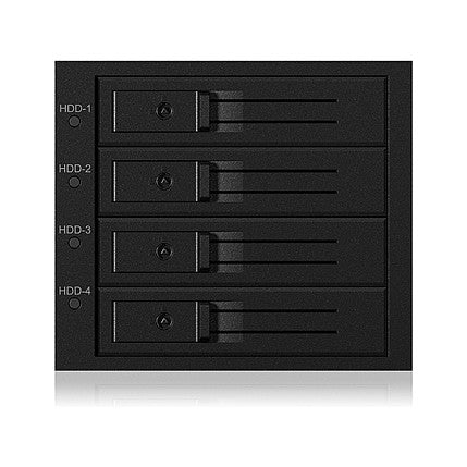 ICY BOX Backplane, 4x SAS/SATA 3,5" HDD in 3x 5,25" trägerloser, 1x Mini SAS HD