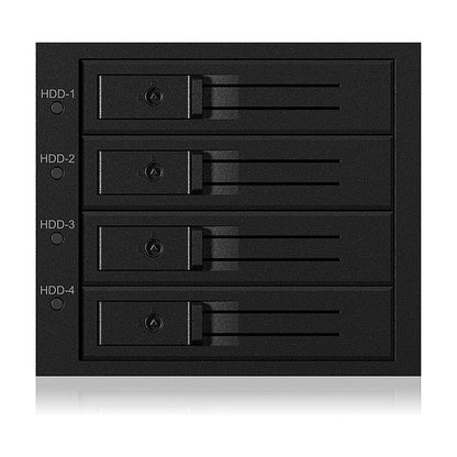 ICY BOX Backplane, 4x SAS/SATA 3,5" HDD in 3x 5,25" trägerloser, 1x Mini SAS HD